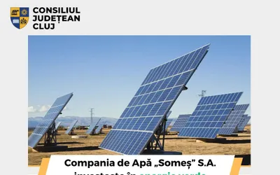 Compania de Apă „Someș” S.A. investește în energie verde