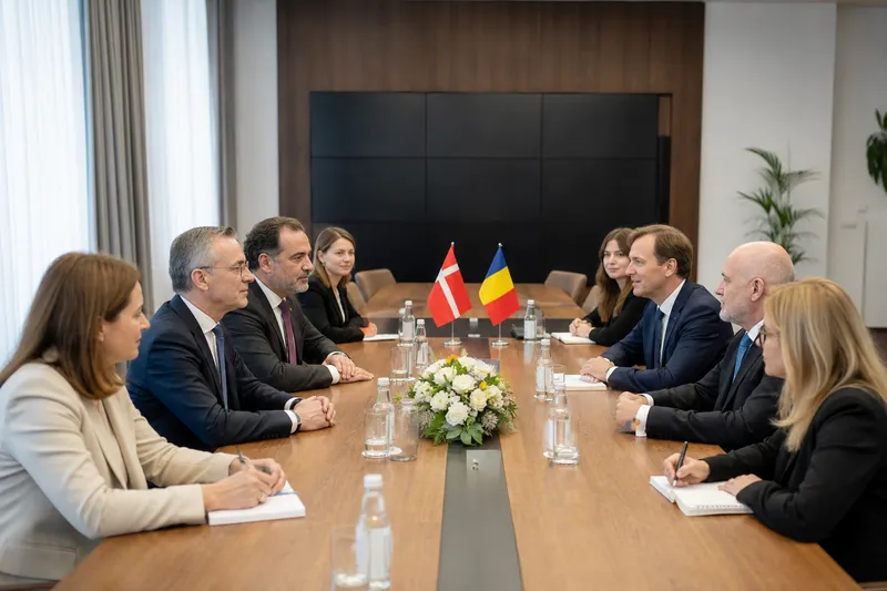 Noul ambasador al Regatului Danemarcei, Stig Paolo Piras, în vizită la Consiliul Județean Cluj