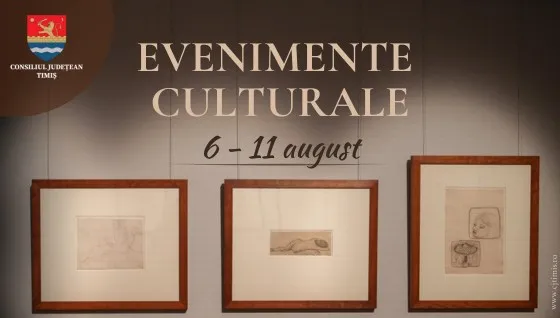 Oferta culturală a Consiliului Județean pentru perioada 6-11 august