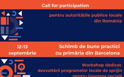 Schimb de experiență cu Primăria Barcelona: Cum se construiesc programele pentru inovarea socială la nivel local