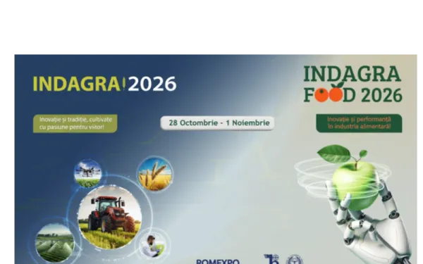 INDAGRA & INDAGRA FOOD 2026: 2 summituri internaționale, conferințe și tehnologii aplicate în agricultură și industria alimentară