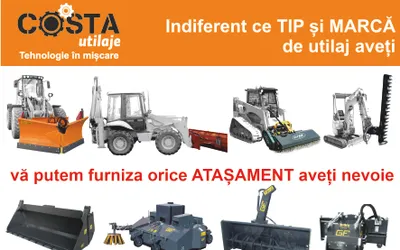 Atasamente pentru orice TIP si MARCA de utilaj