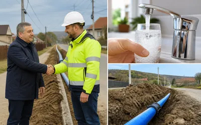 Gârbăul Dejului beneficiază de apă potabilă în sistem centralizat după extinderea rețelei