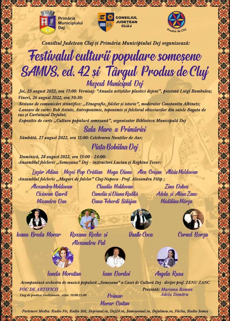 COMUNICAT DE PRESĂ  Târgul Produs de Cluj la Dej, ediția a X-a