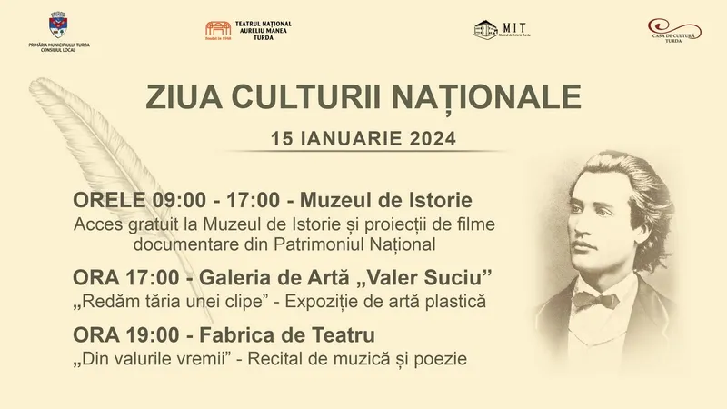 ZIUA CULTURII NAȚIONALE 15 IANUARIE 2024