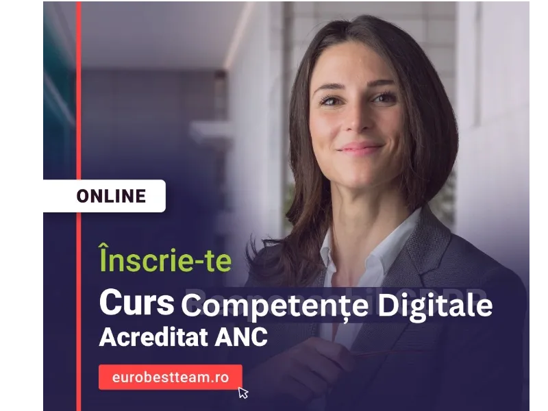 Curs Acreditat CAFFPA Competențe Digitale 31 august – 04 septembrie 2026