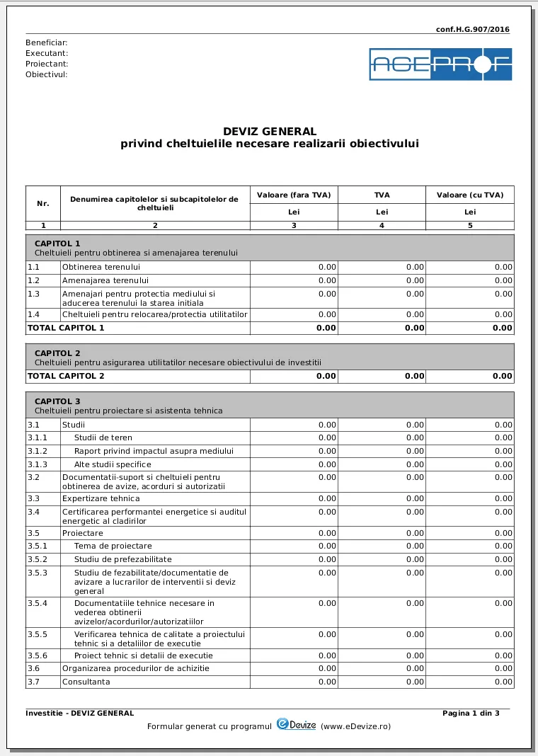 Documentații tehnice pentru lucrări de reparații construcții și instalații.