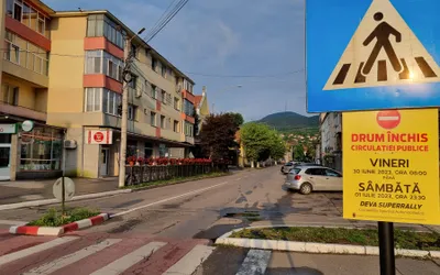 Închideri de circulație în acest weekend, în câteva zone din municipiul Deva!