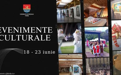 Calendarul săptămânal al evenimentelor culturale în organizarea instituțiilor CJ Timiș