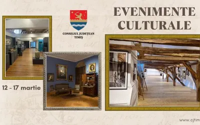 Calendarul săptămânal al evenimentelor culturale în organizarea instituțiilor CJ Timiș