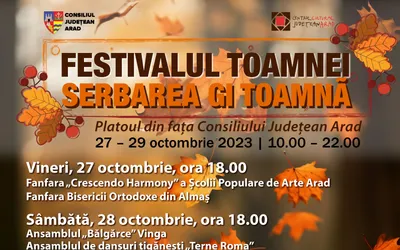 Sfârșit de octombrie cu Festivalul Toamnei, la Consiliul Județean