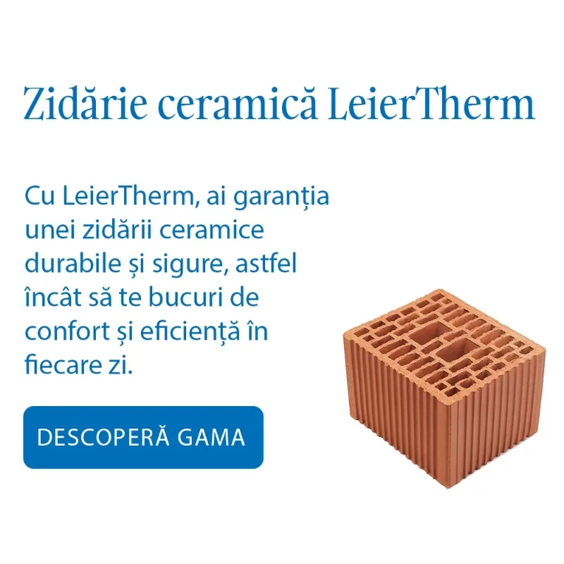 Zidărie ceramică Leiertherm – construcții solide, eficiente și durabile