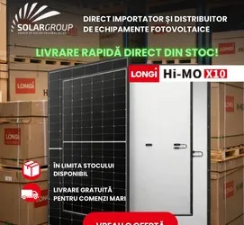 Panouri Fotovoltaice Gama LONGI Hi-MO X10 - Stocuri Solargroup