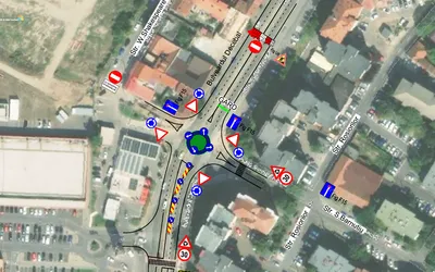 Încep lucrările la pasajul de sub B-dul Decebal. Care sunt  modificările în circulația rutieră