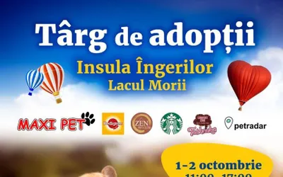 Autoritatea pentru Supravegherea și Protecția Animalelor (ASPA) organizează pe 1 și 2 octombrie, de la ora 11:00 la ora 17:00, un nou târg de adopții