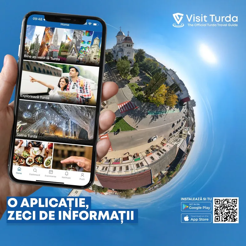 Descoperă Visit Turda - aplicația oficială a municipiului nostru!