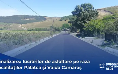 Comunicat de presă | Au fost finalizate lucrările de asfaltare