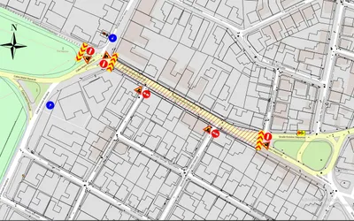 Un tronson al străzii Evreilor Deportați se închide în weekend.  S-au stabilit rute ocolitoare