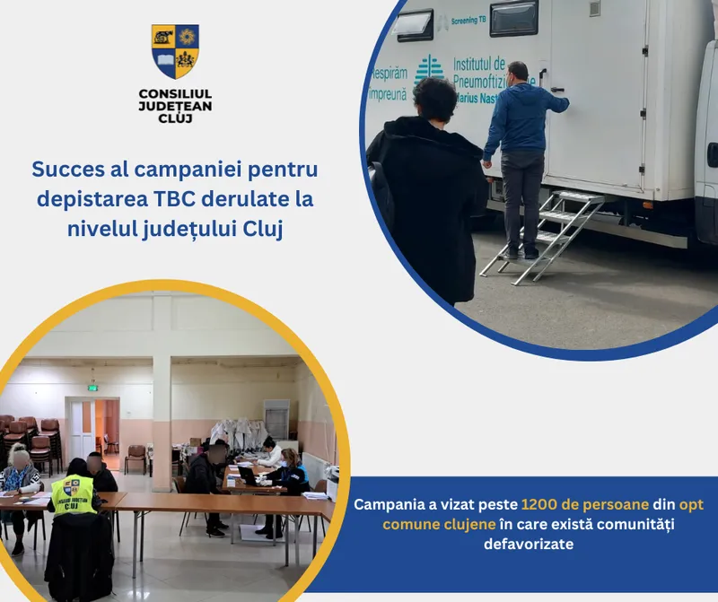 Rezultatele campaniei pentru depistarea TBC derulate la nivelul județului Cluj