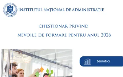 INA lansează chestionarul privind nevoile de formare pentru anul 2026