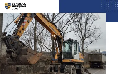 Consiliul Județean derulează lucrări de întreținere și reparații pe drumul județean DJ 105S Pata – Boju