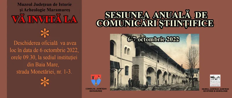 SESIUNE ANUALĂ DE COMUNICĂRI ȘTIINȚIFICE LA MUZEUL DE  ISTORIE