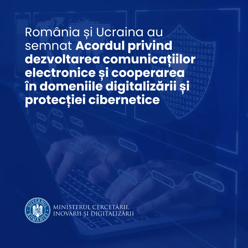 Miniștrii Bogdan Ivan și Mykhailo Fedorov au semnat Acordul privind dezvoltarea comunicațiilor electronice