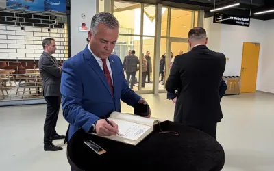 Președintele CJ Brașov, la inaugurarea noului terminal al Aeroportului Constanța; planuri pentru Ghimbav