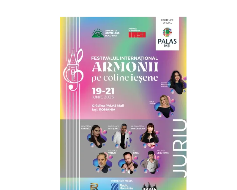 🎶 Festivalul Internațional de Muzică Ușoară „Armonii pe coline ieșene” – Ediția a II‑a