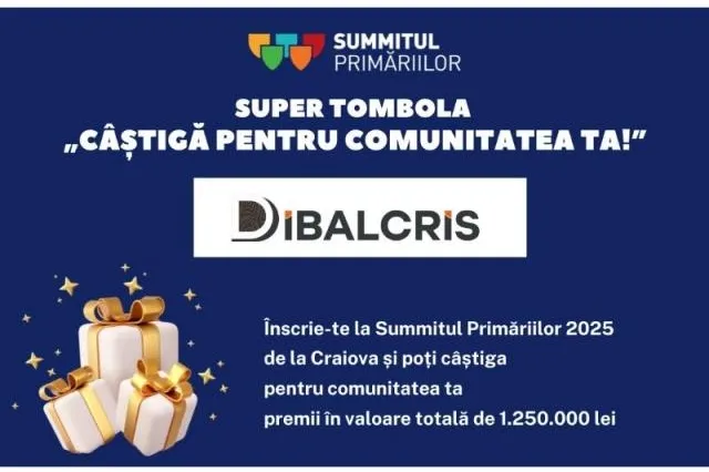Înscrie-te la Summitul Primăriilor și poți câștiga pentru comunitatea ta premii în valoare totală de 1.250.000 lei