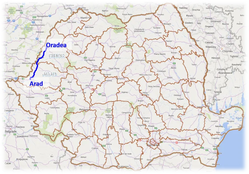 Drumul Expres Arad – Oradea, în etapa de proiectare