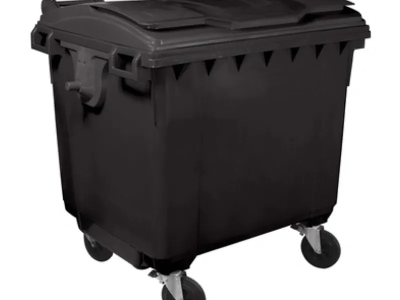 Container cu capac plat 1100l
