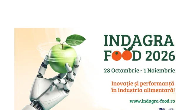 Înscrierile pentru INDAGRA FOOD 2026 sunt în plină desfășurare: cel mai important punct de întâlnire B2B al industriei alimentare din România
