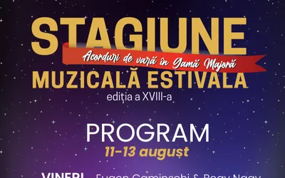 Concerte despre bucuria de a cânta împreună, artiști și public,  în Parcul Al. I. Cuza