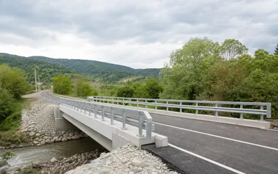 Consiliul Județean Cluj finalizează noul pod din Pâglișa (DJ 161, km 30+977)