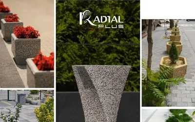 Jardiniere din beton