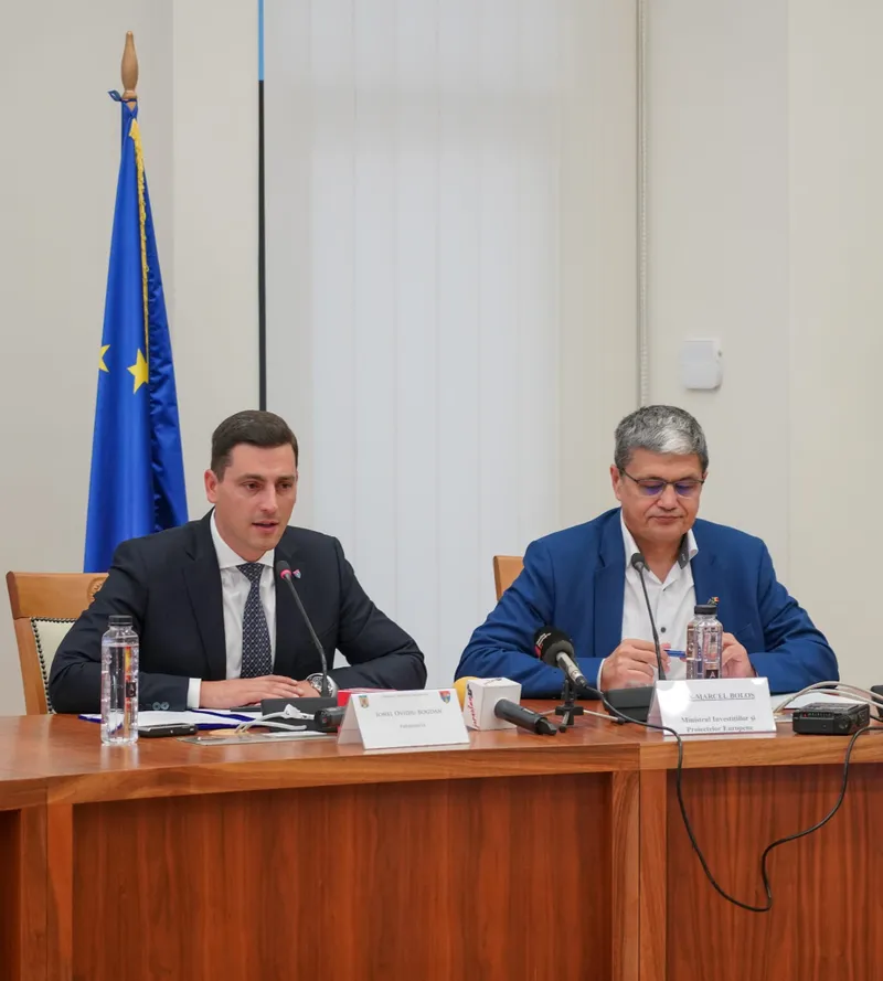 Ministrul Marcel Boloș - încrezător în proiectele de dezvoltare ale Consiliului Județean Maramureș