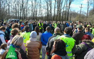 Peste 1.300 participanți și 25.000 puieți plantați la ediția a V-a a proiectului „Bihorul Plantează”