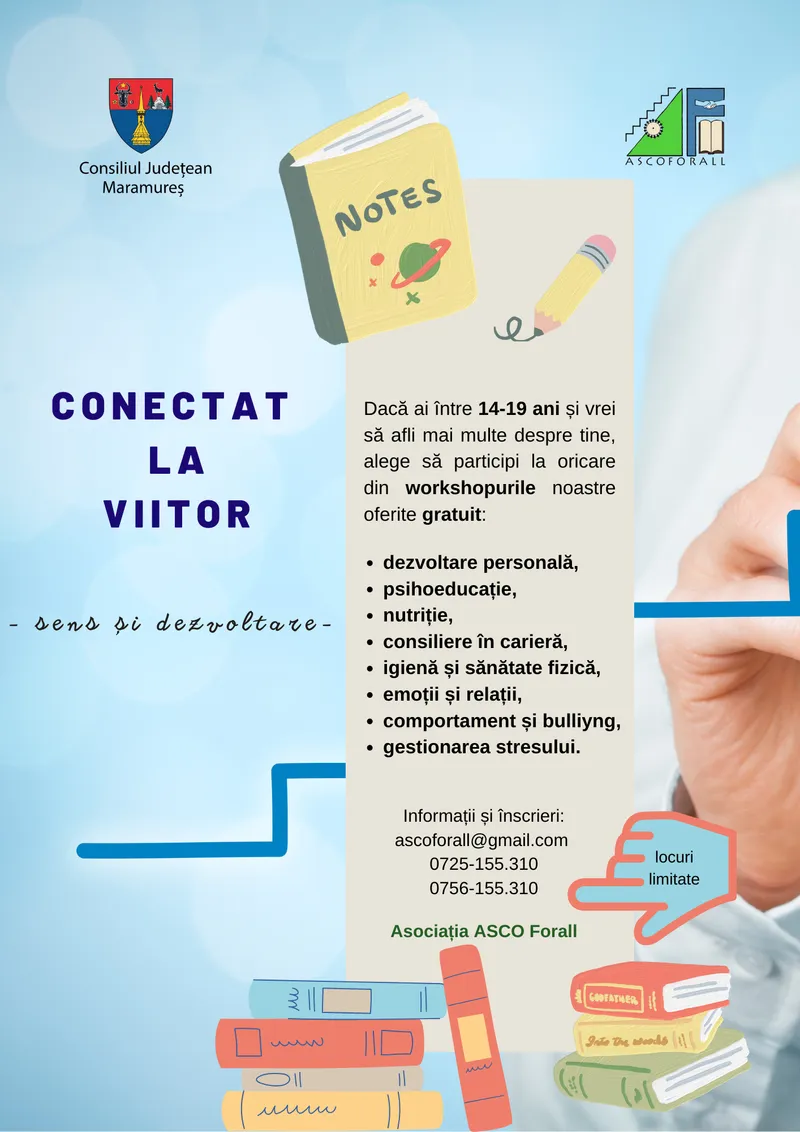“Conectat la viitor - sens și dezvoltare” – proiect pentru tinerii din Maramureș
