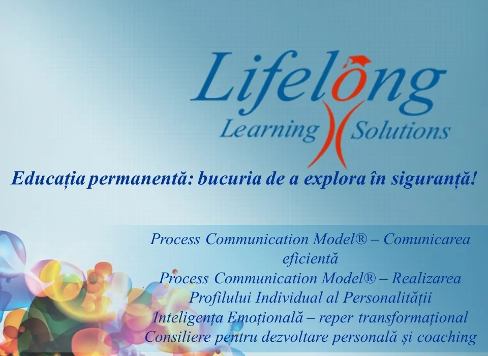 Program online în sistem one-to-one: Process Communication Model® ~ Comunicarea eficace