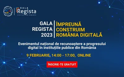 Au început înscrierile la Gala Regista Online - evenimentul național de recunoaștere a progresului digital în instituțiile publice din România
