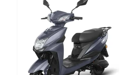 Scuter Electric 1500W, Voltarom VS1 Fara permis, 60V, 20Ah, viteza maxima 25 Km pe ora, Gri, Autonomie 74Km