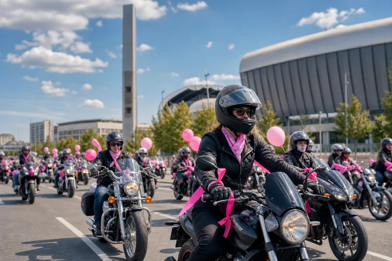 Pink Ride Cluj‑Napoca 2026 — paradă caritabilă pentru conștientizarea cancerului de sân