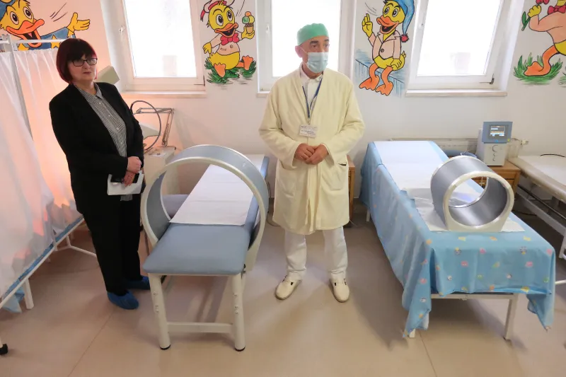 Dotări de ultimă generație la Secția Recuperare Medicină Fizică și  Balneologie Pediatrică