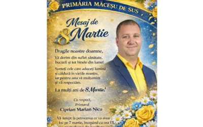 Ziua Internațională a Femeii, sărbătorită la Măceșu de Sus!