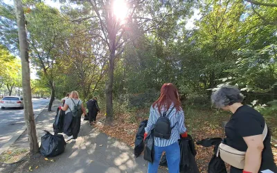 Ziua de Curățenie Națională marcată prin voluntariat la Parcul Natural Văcărești