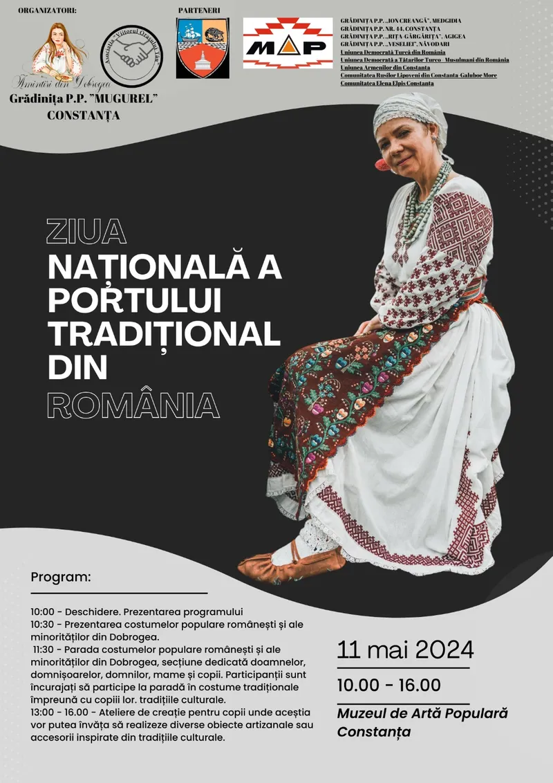 Muzeul de Artă Populară Constanța marchează „Ziua Națională a Portului Tradițional din România”