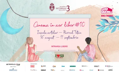 „Cinema în aer liber” pe Insula Artelor din Parcul Titan, Bucuresti