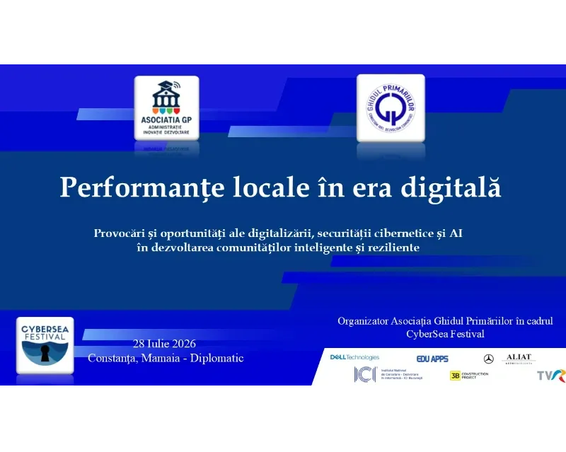 Administrație inteligentă și securitate cibernetică: O dezbatere de nivel înalt organizată de Ghidul Primăriilor la CyberSea Festival