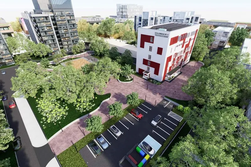 Mai multe locuri și siguranță în noua Școală „Voievod Neagoe Basarab”!